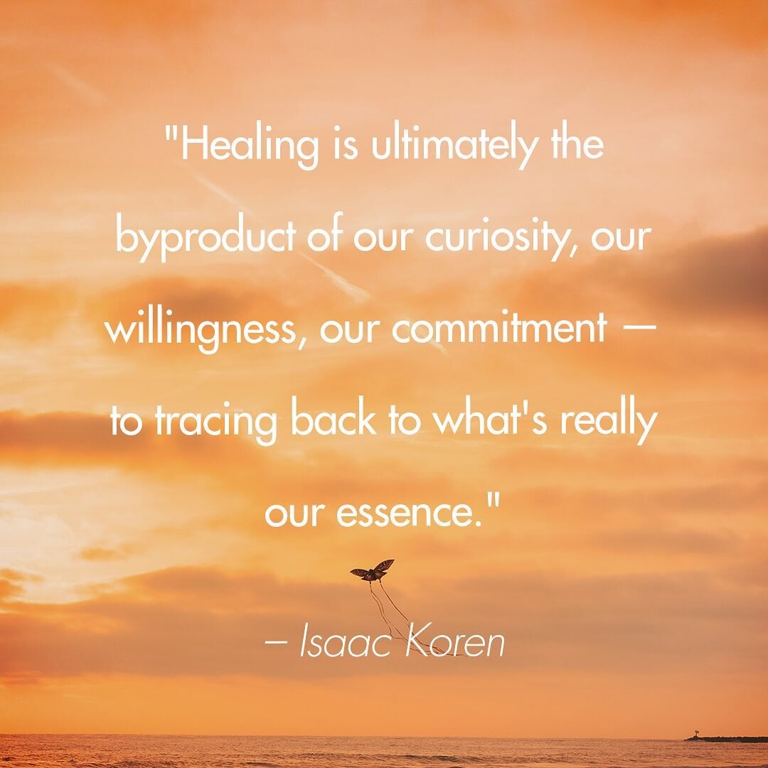 Healing is connecting to our essence. &hearts;️ @brotherskoren @isaackoren #theenergythatheals