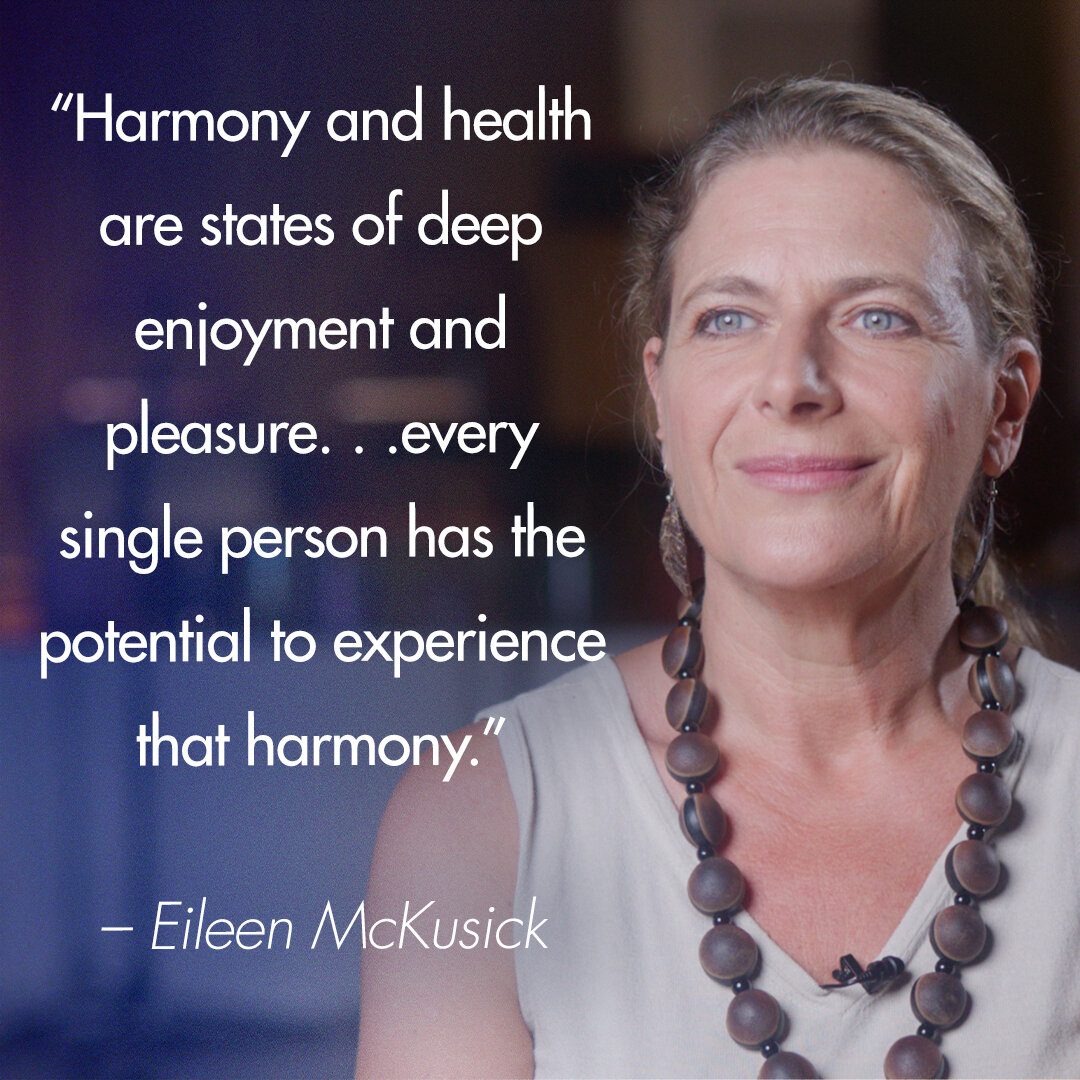 &quot;Harmony and health are states of deep enjoyment and pleasure.&quot; ❤️@eileenmckusick #theenergythatheals