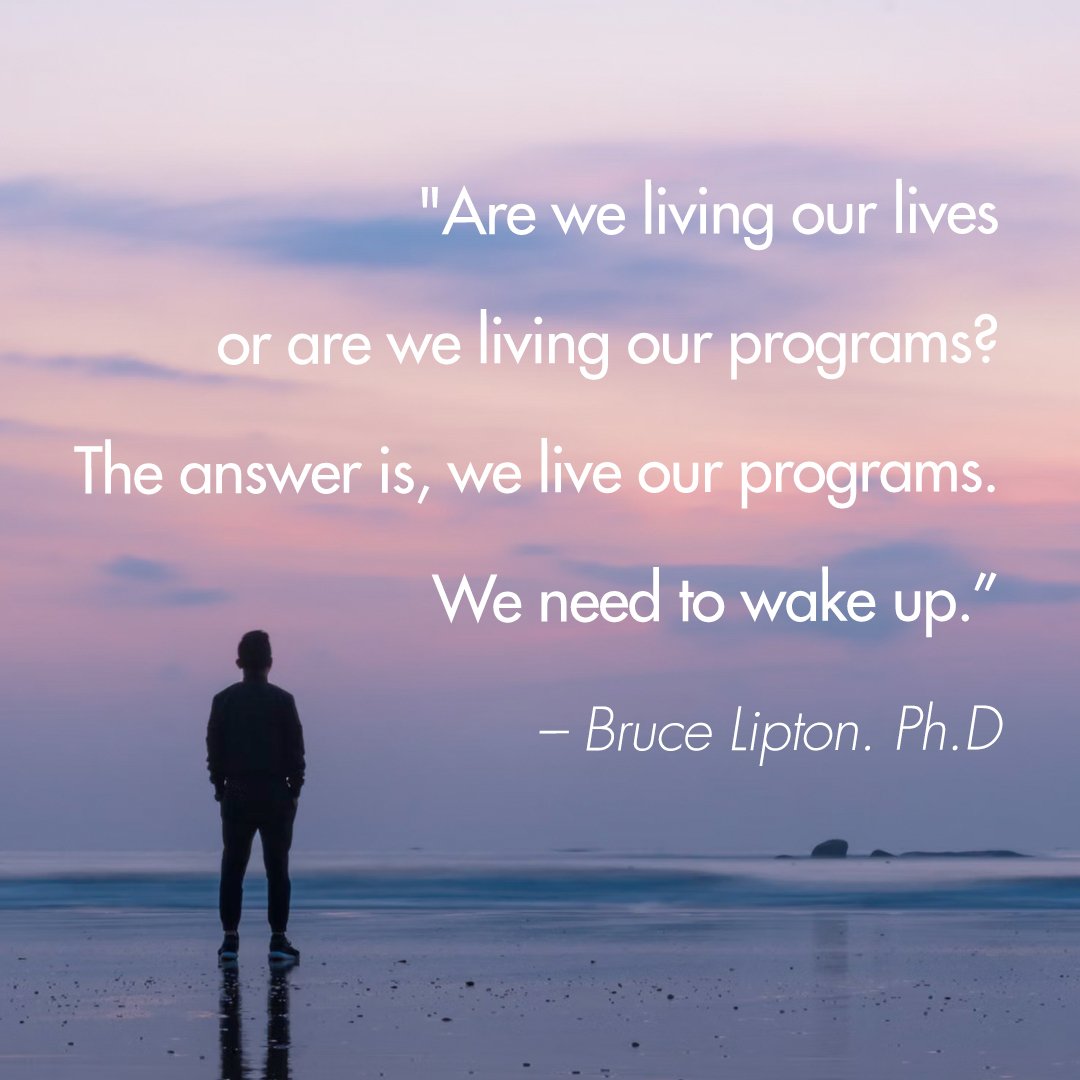 &quot;Are we living our lives or are we living our programs? We need to wake up.&quot; ❤️@brucelipton #theenergythatheals
