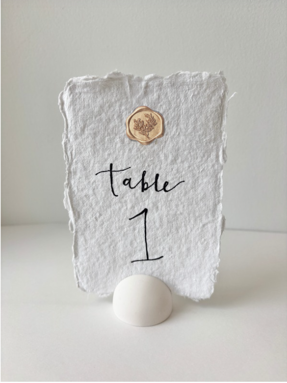 Calligraphy Table Numbers
