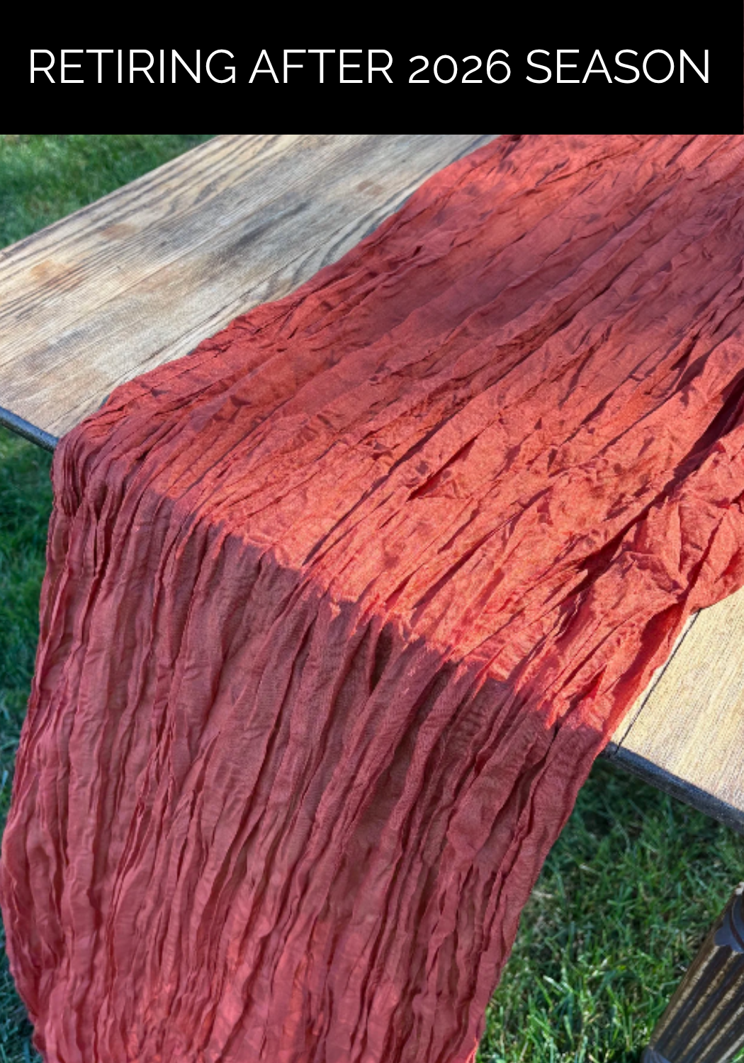 Terracotta Table Runner (Retiring)