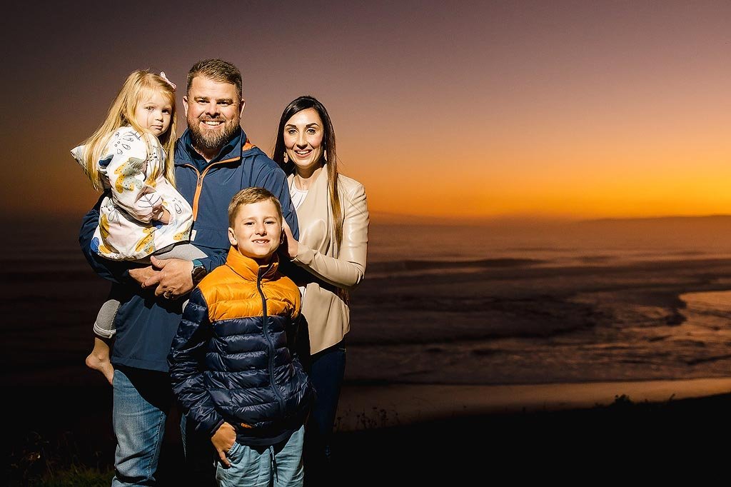  Family Beach photo shoot in Wilderness, South Africa.  