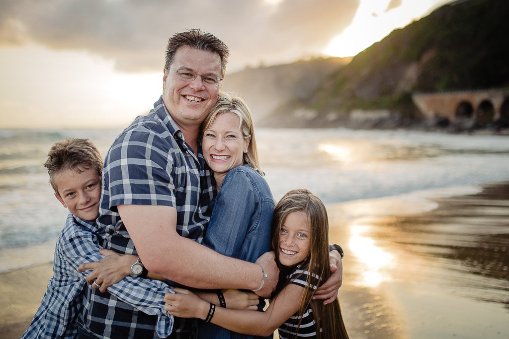  A Family Portrait Shoot at Wilderness Beach with the Steyn family. 