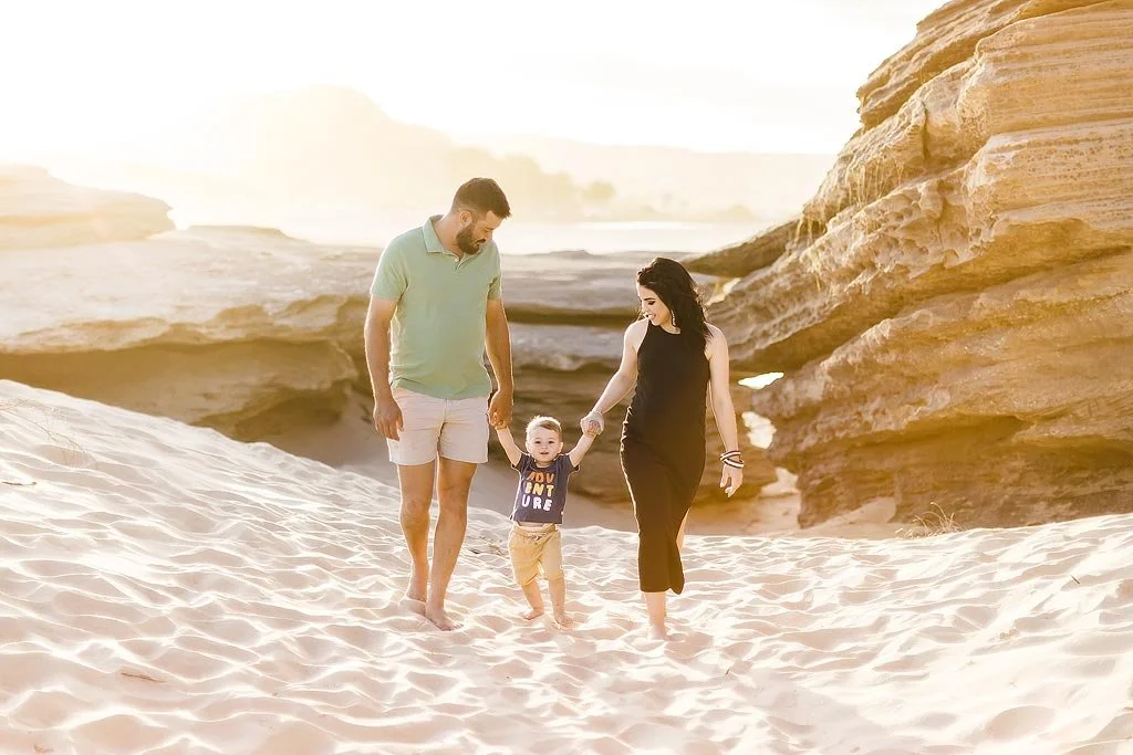 A Family and Maternity Photo Shoot at the Beach with the Kriek family.