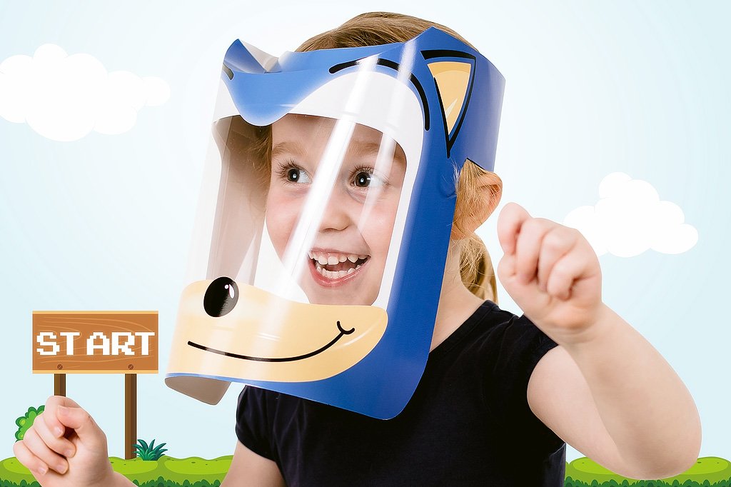  Kids Face Shields Product Photography in George, Garden Route of South Africa 