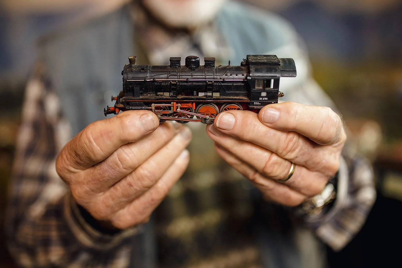 Magazine Editorial photo shoot at the Miniature Train Museum in George