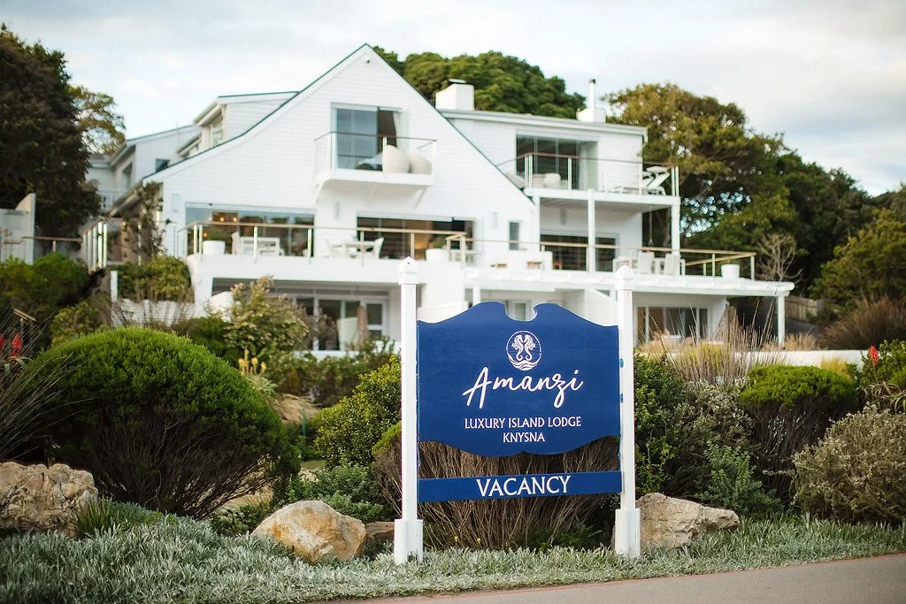 Interiors, Social media content and Marketing images for Amanzi Island Lodge in Knysna