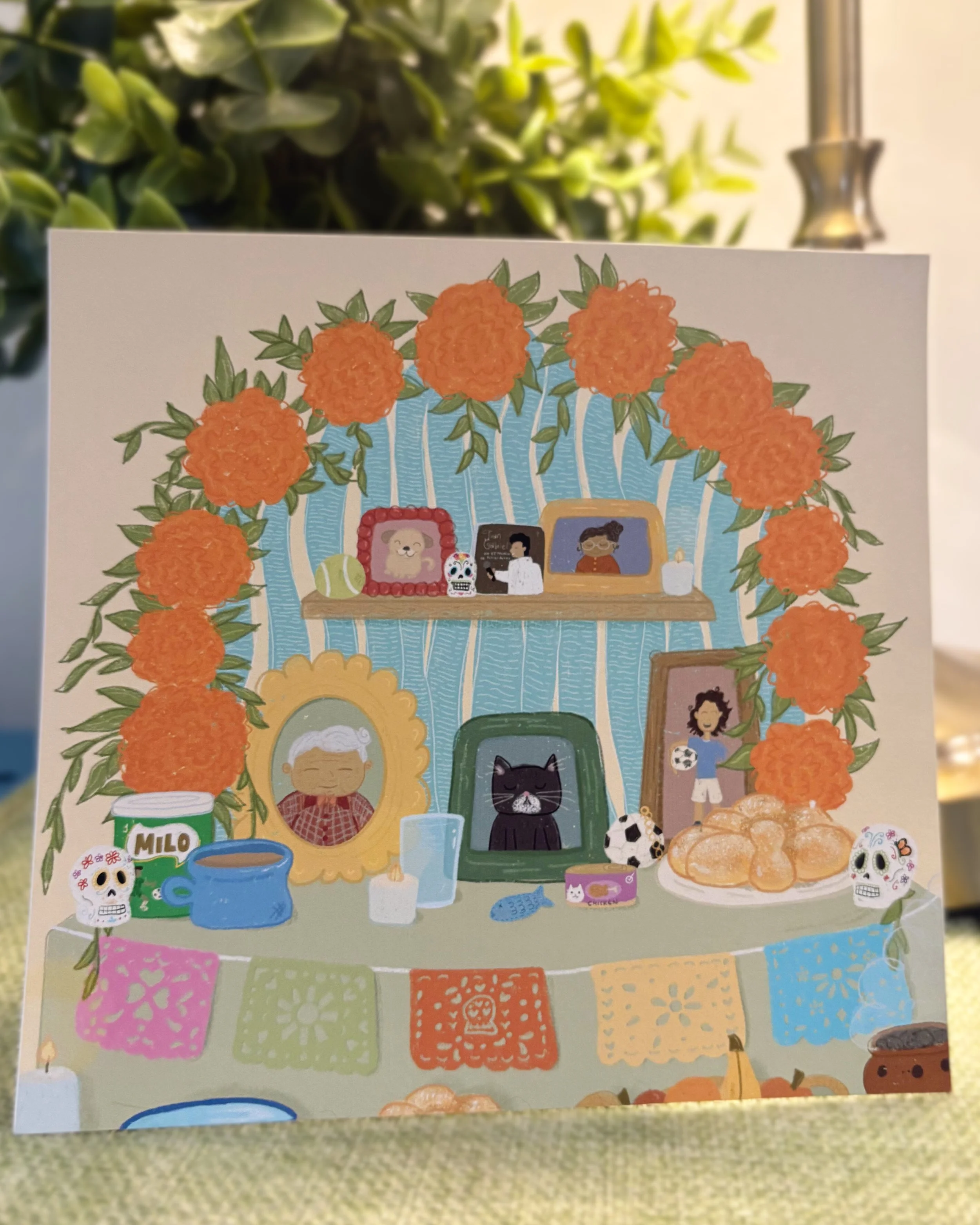 Die de los Muertos Art Print