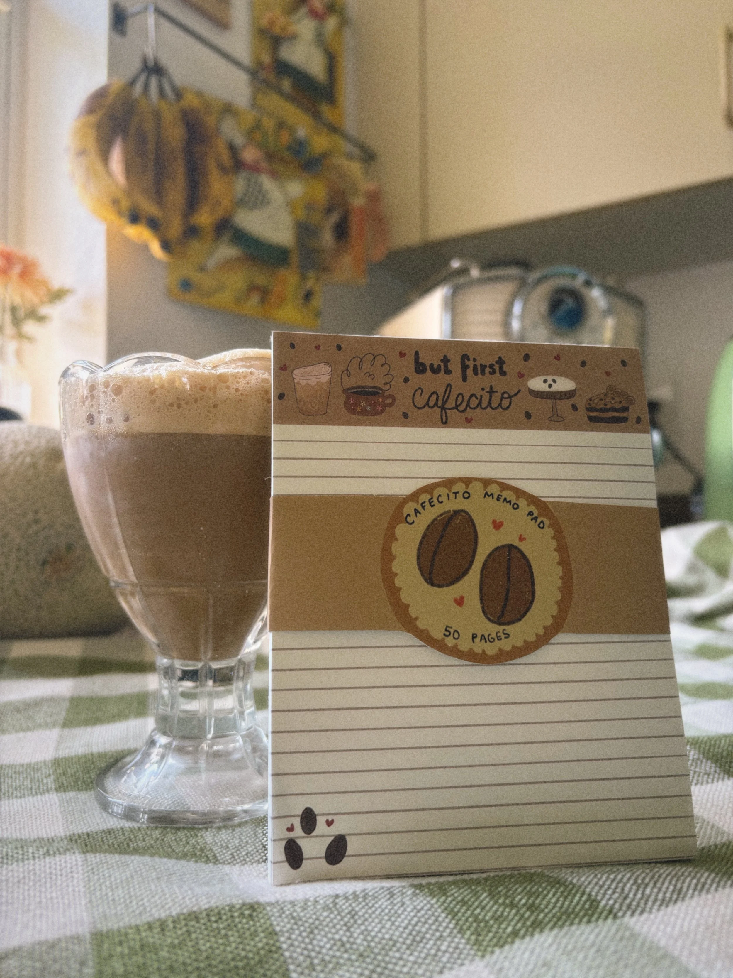 Cafecito Memo Pad - originally illustrated
