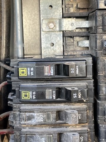 Two new breakers installed