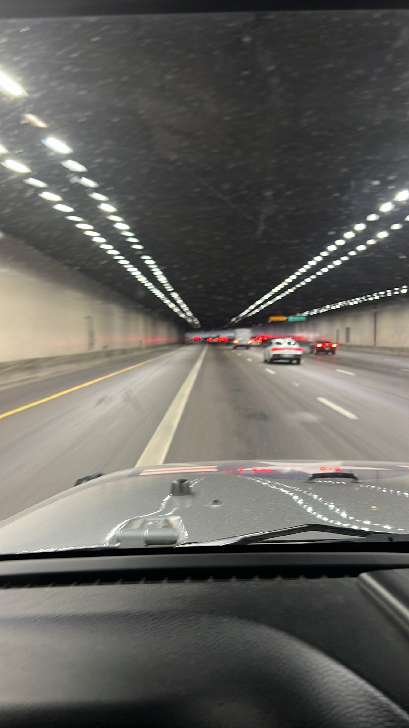 Heading through the downtown Phoenix tunnel on another trip to the jobsite