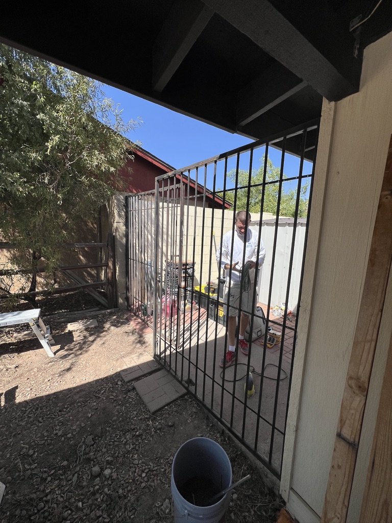 Refurbishing the side gate