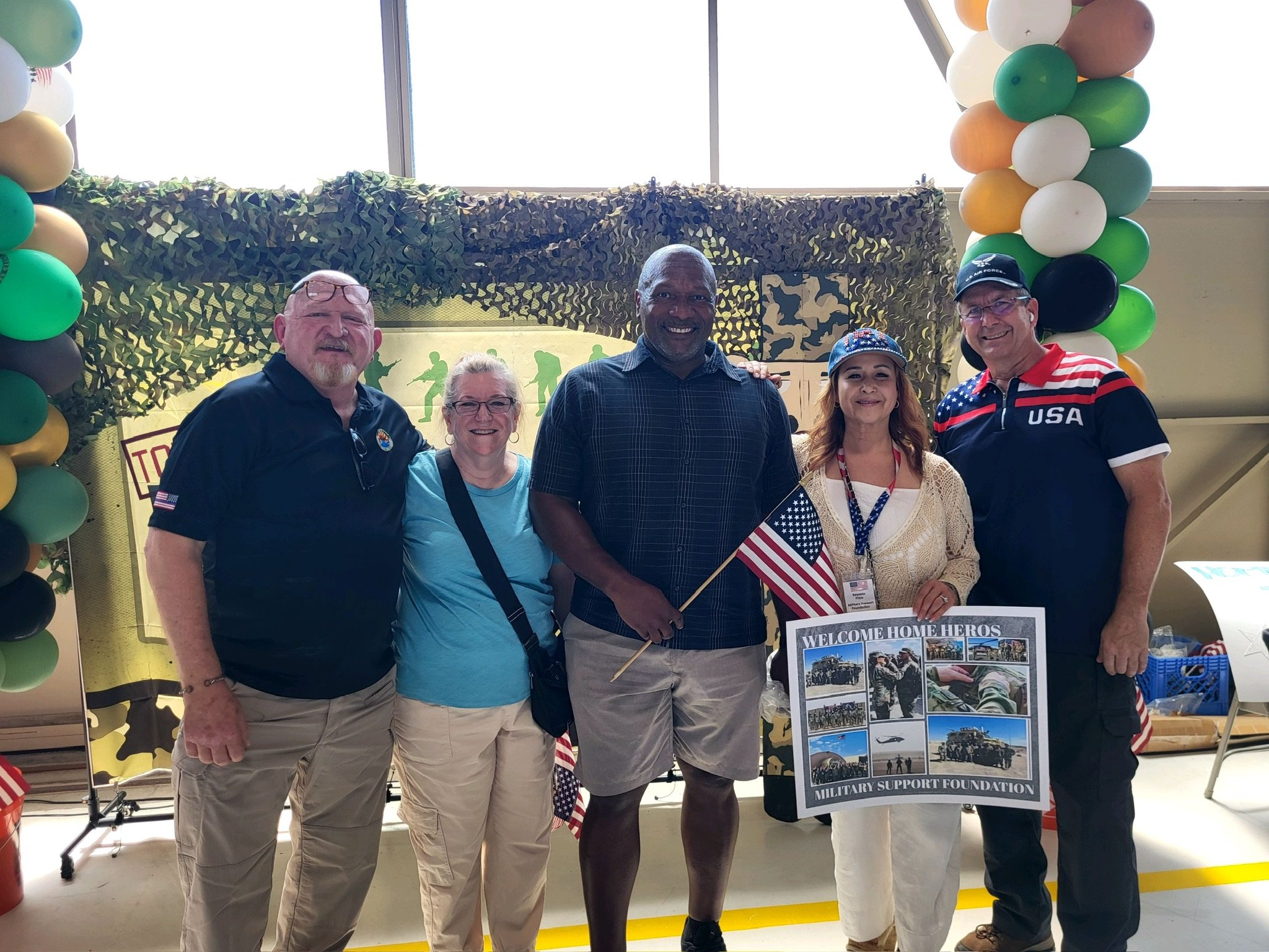 Accompanying the MPRA and MSF as we welcome back our National Guard troops from the Middle East