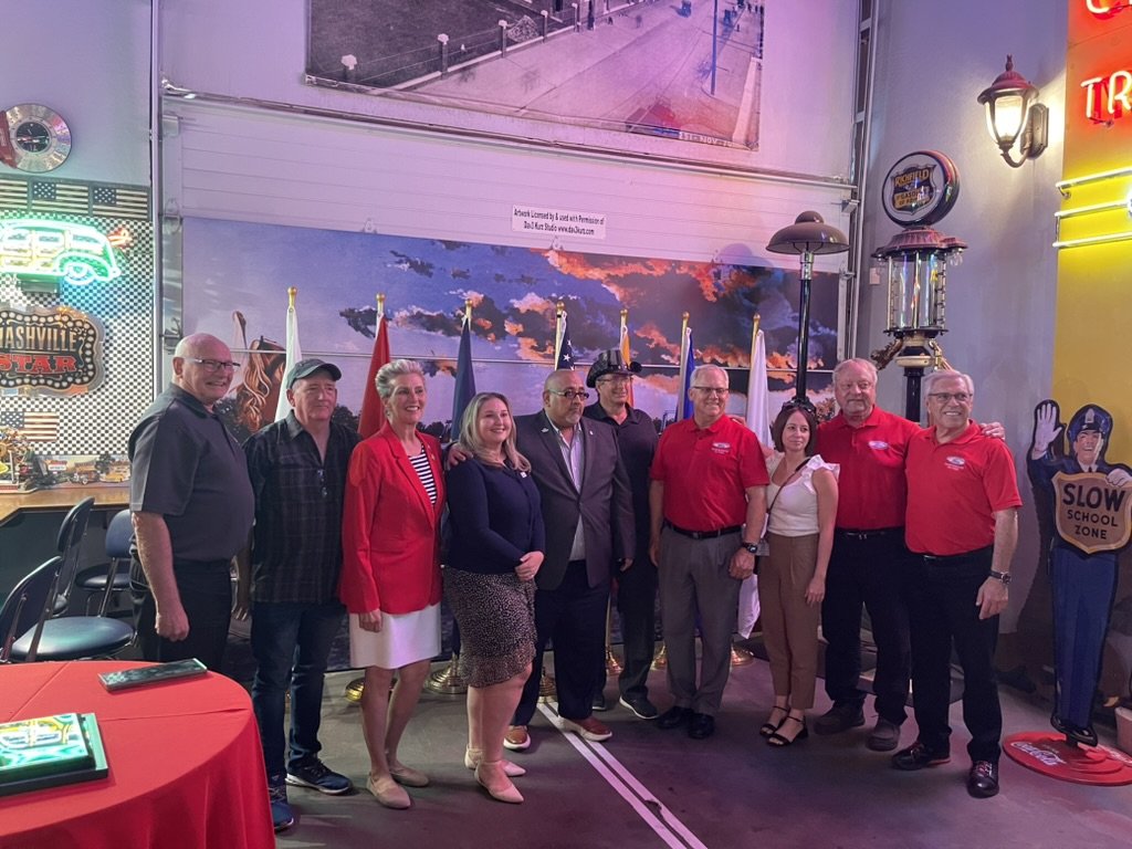 Receipients of the Channel 15/Sanderson Ford Honoring Veterans In the Community Awards
