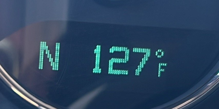 Temperature for the day