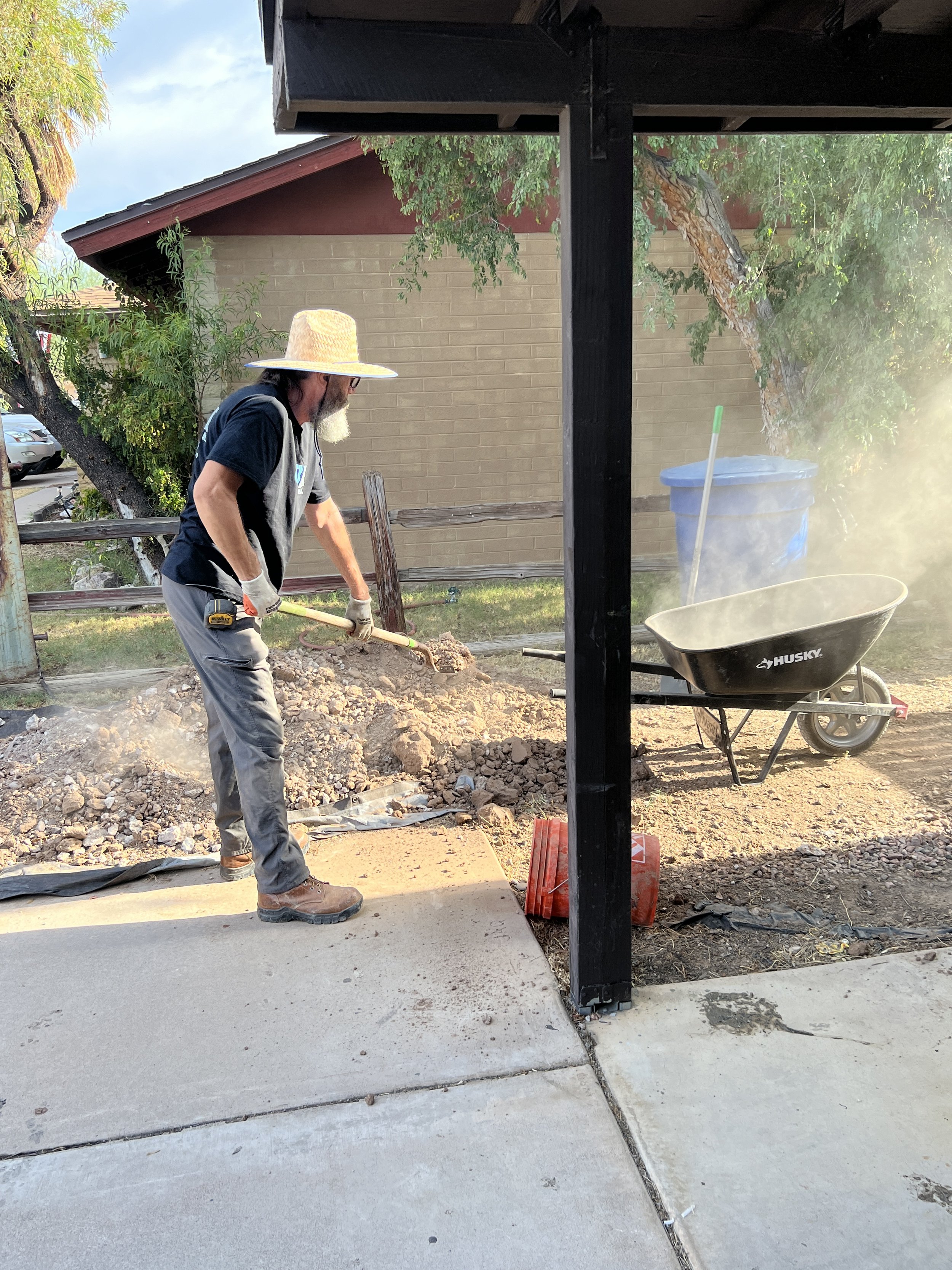 Citywide Plumbing moving dirt