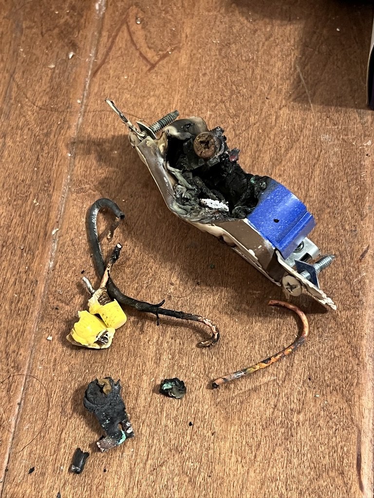 Melted outlet