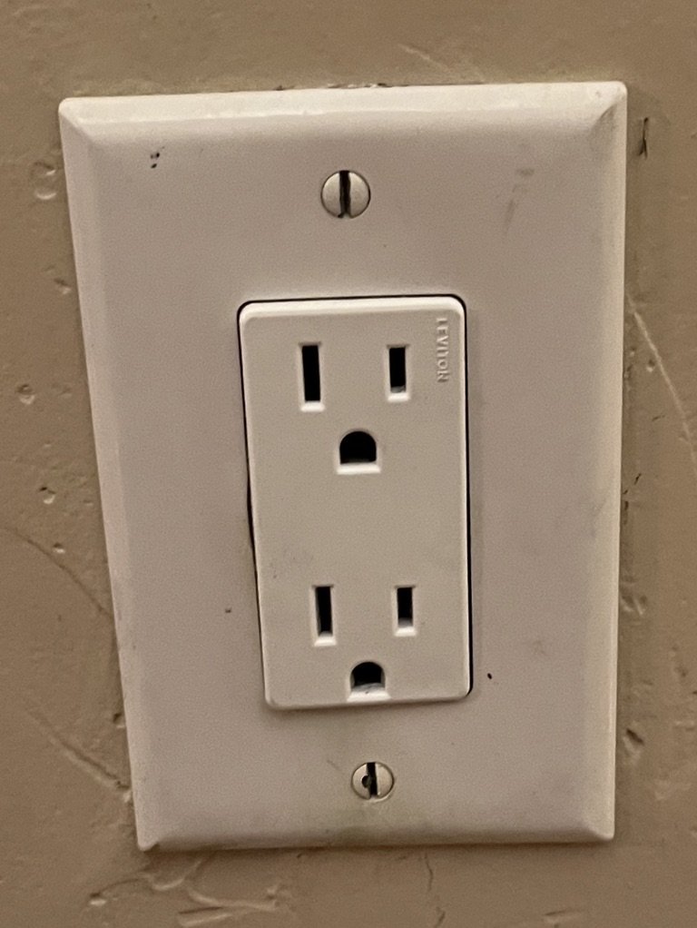 Restored Electrical Outlet