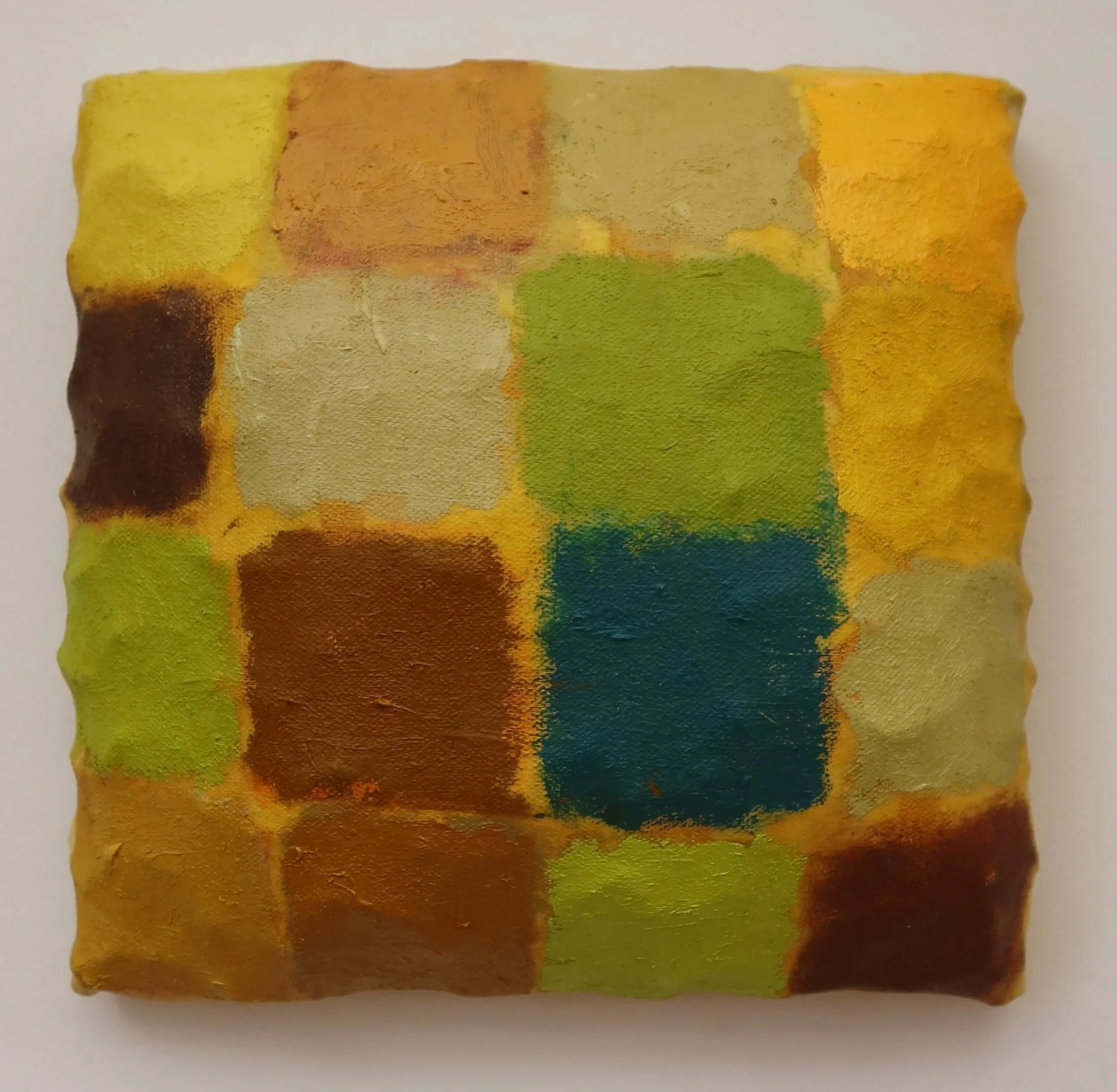 oil on canvas, 8x8x3
 inch, 2026