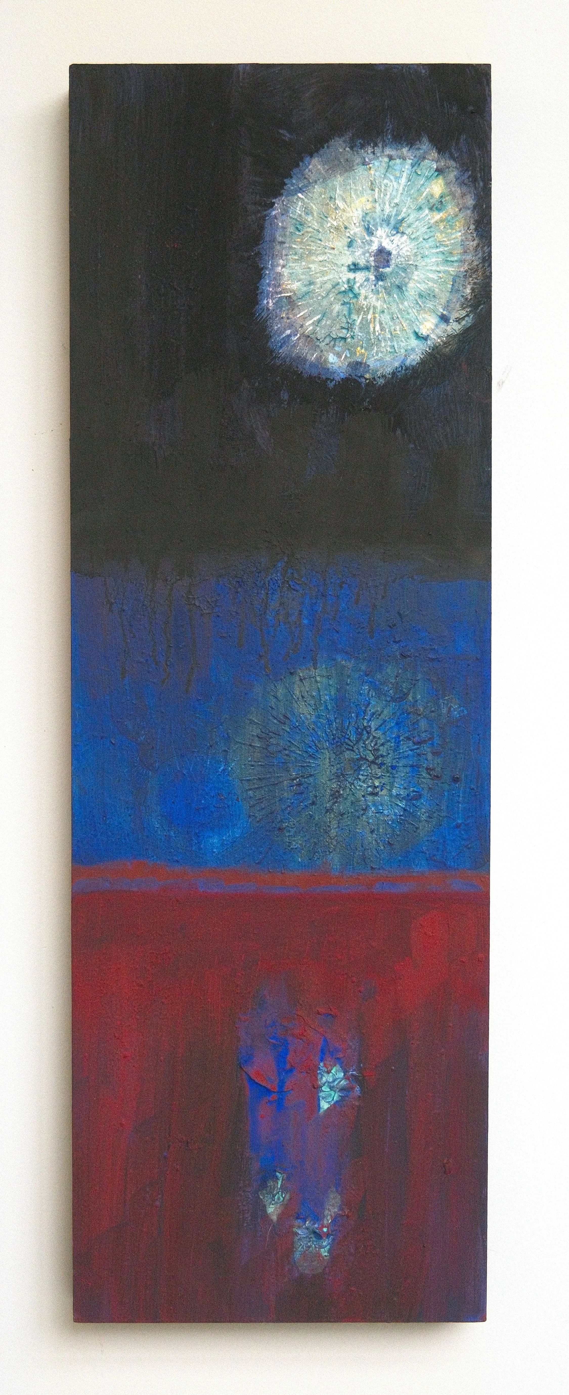 Decoupling aka Nebula
2024
Paint on board
36 in x 10 in

