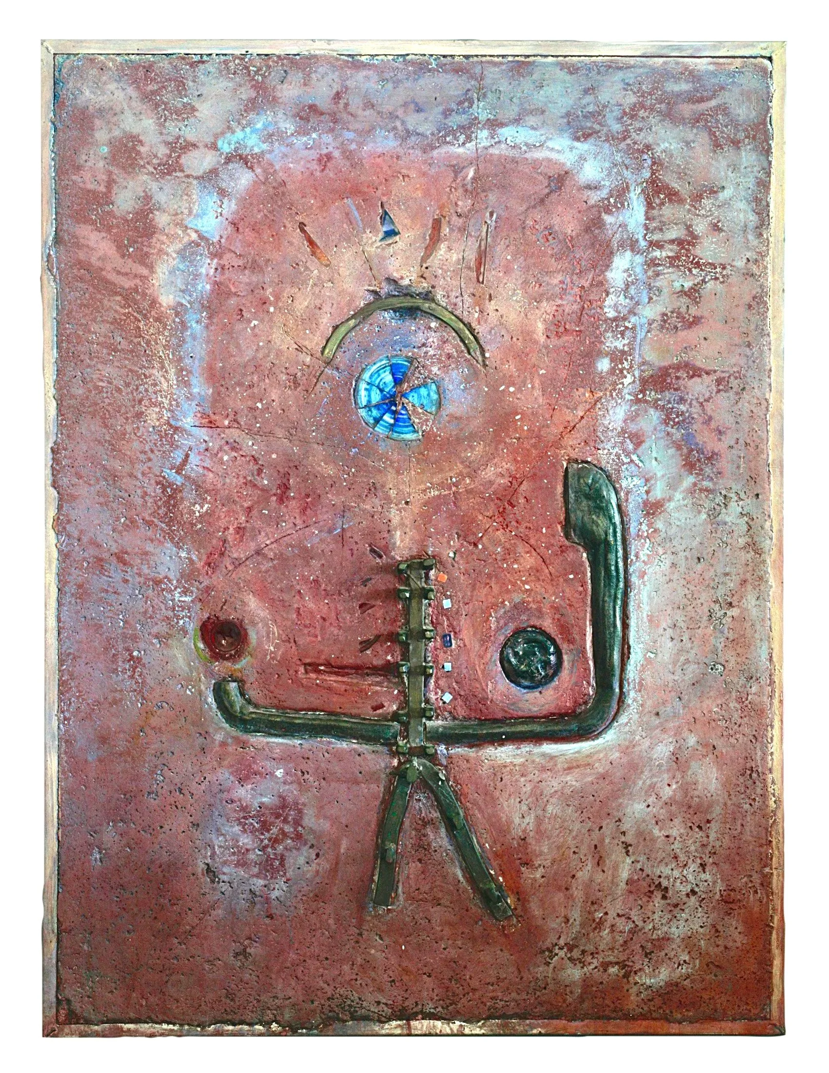 Gia
1992
Concrete with glass and bronze paint
48 in x 35.5 in x 1.5 in