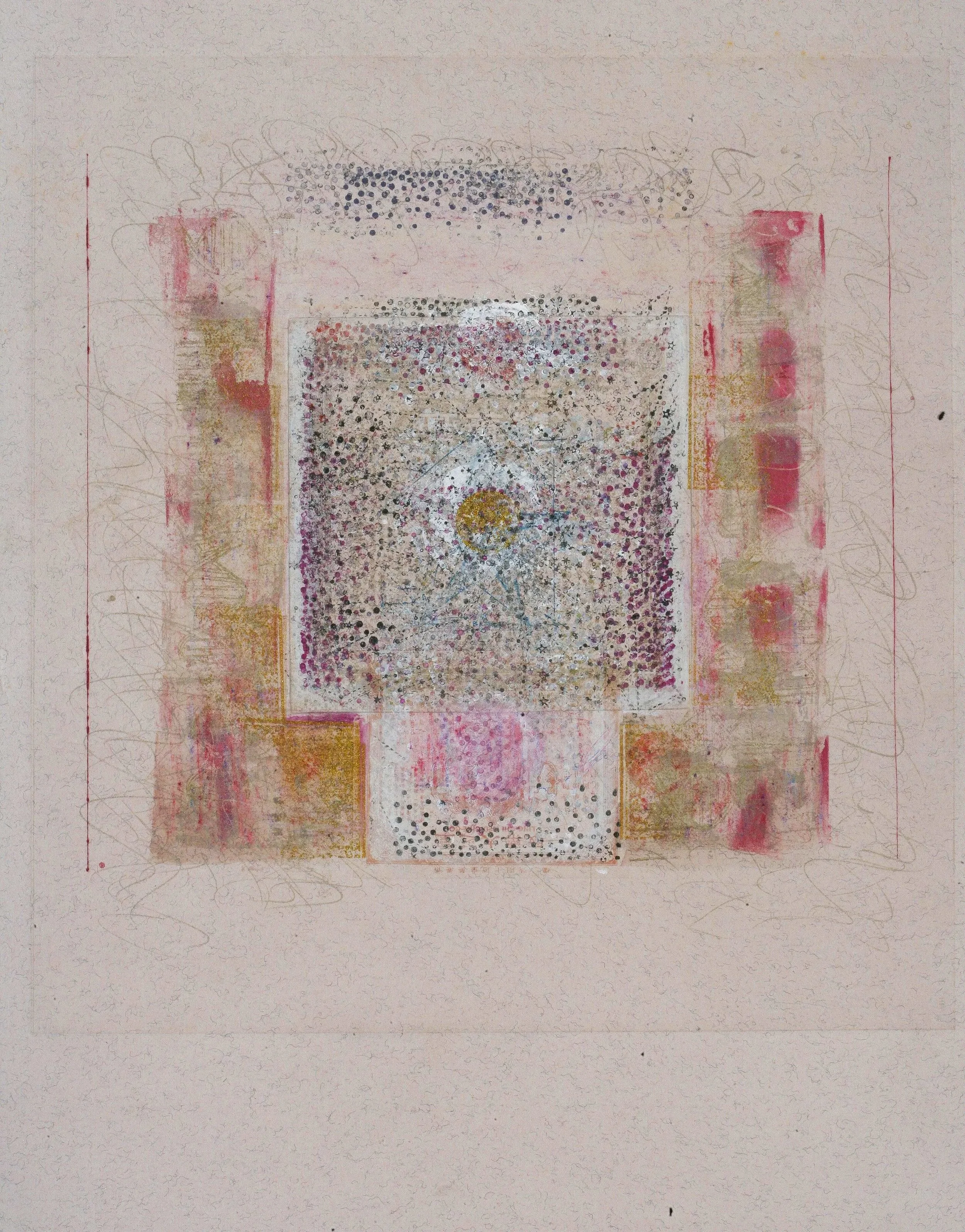 Painted Constellation
1982/2020 - print 1982, painted 2020
Paint on paper, A.P. 1/5
14 in x 14 in