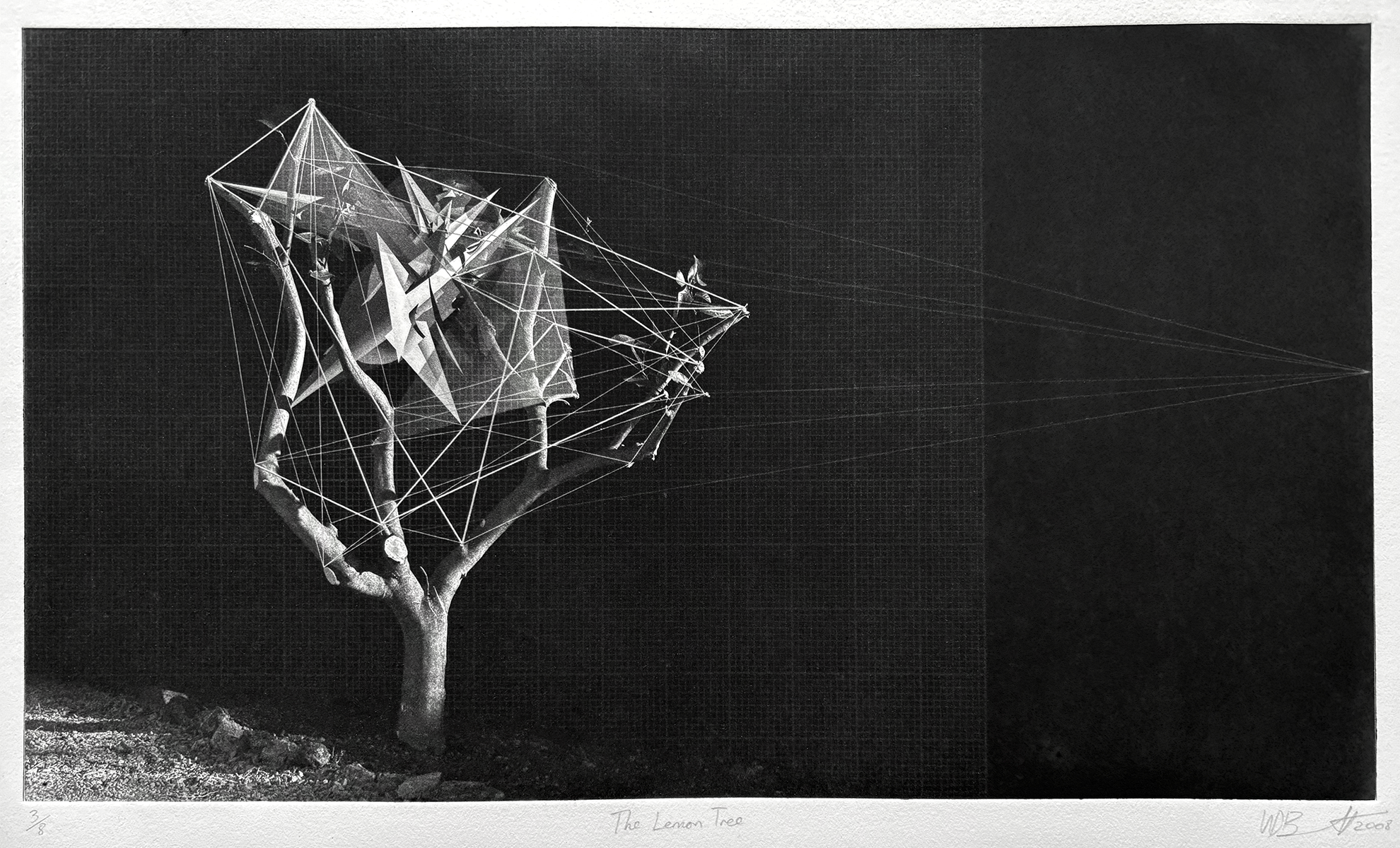 Abstraction etching printmaking solarplate photogravure