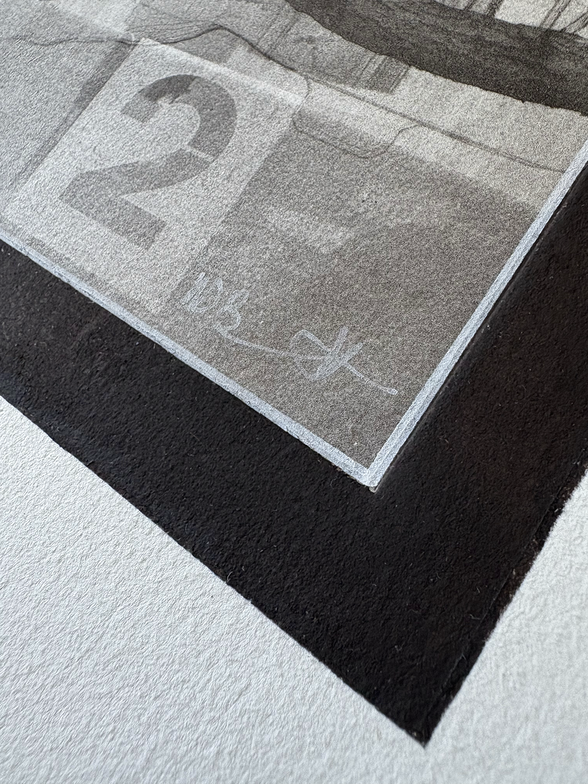 Mixed media, etching and painting featuring abstraction Kingfisher nature mechanisation