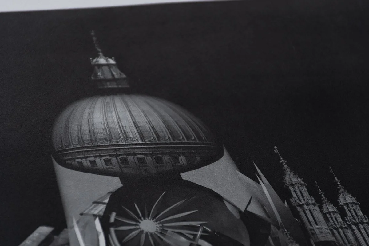 Architecture Abstraction etching printmaking solarplate photogravure Architectural Artwork