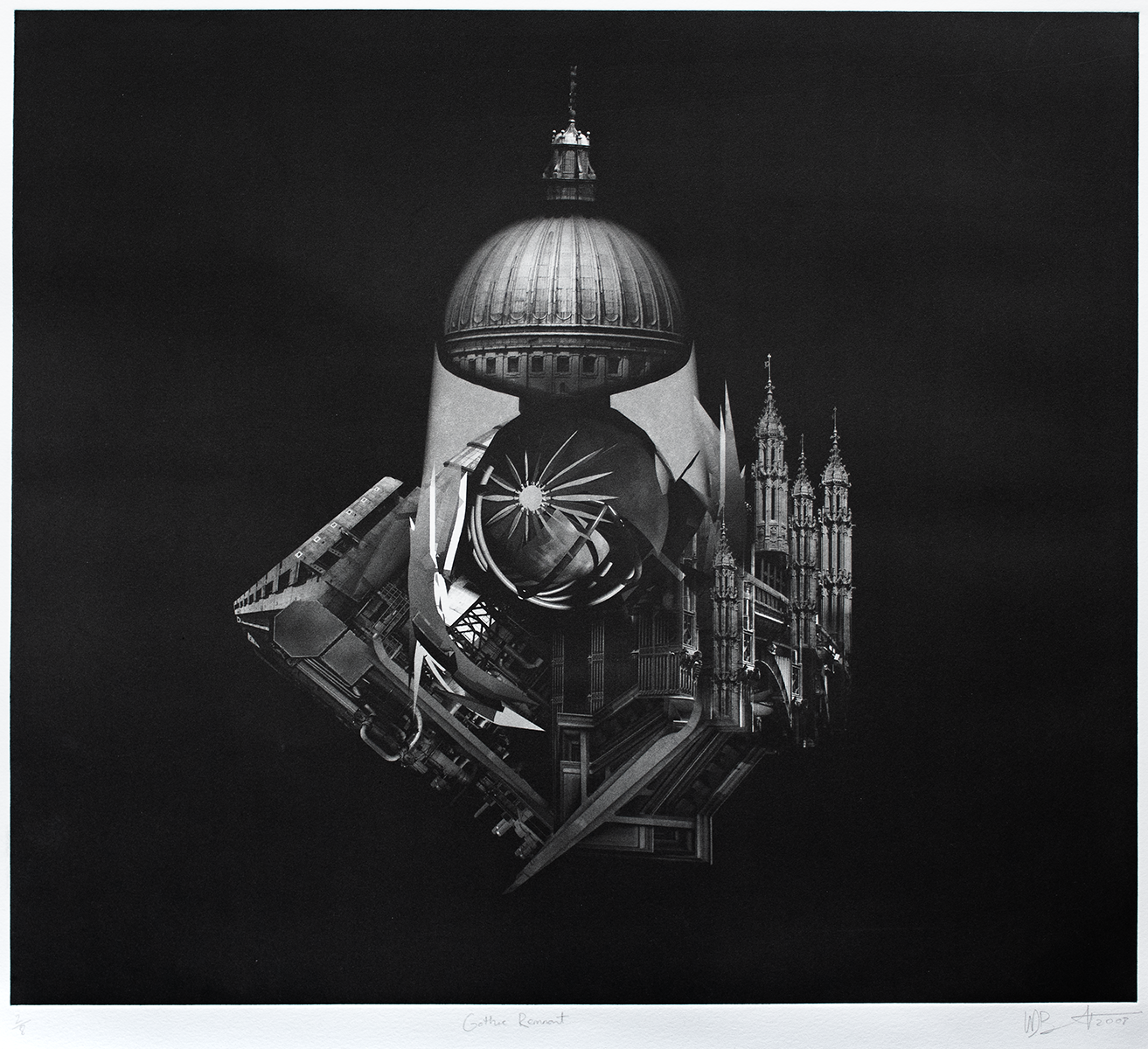 Architecture Abstraction etching printmaking solarplate photogravure Architectural Artwork