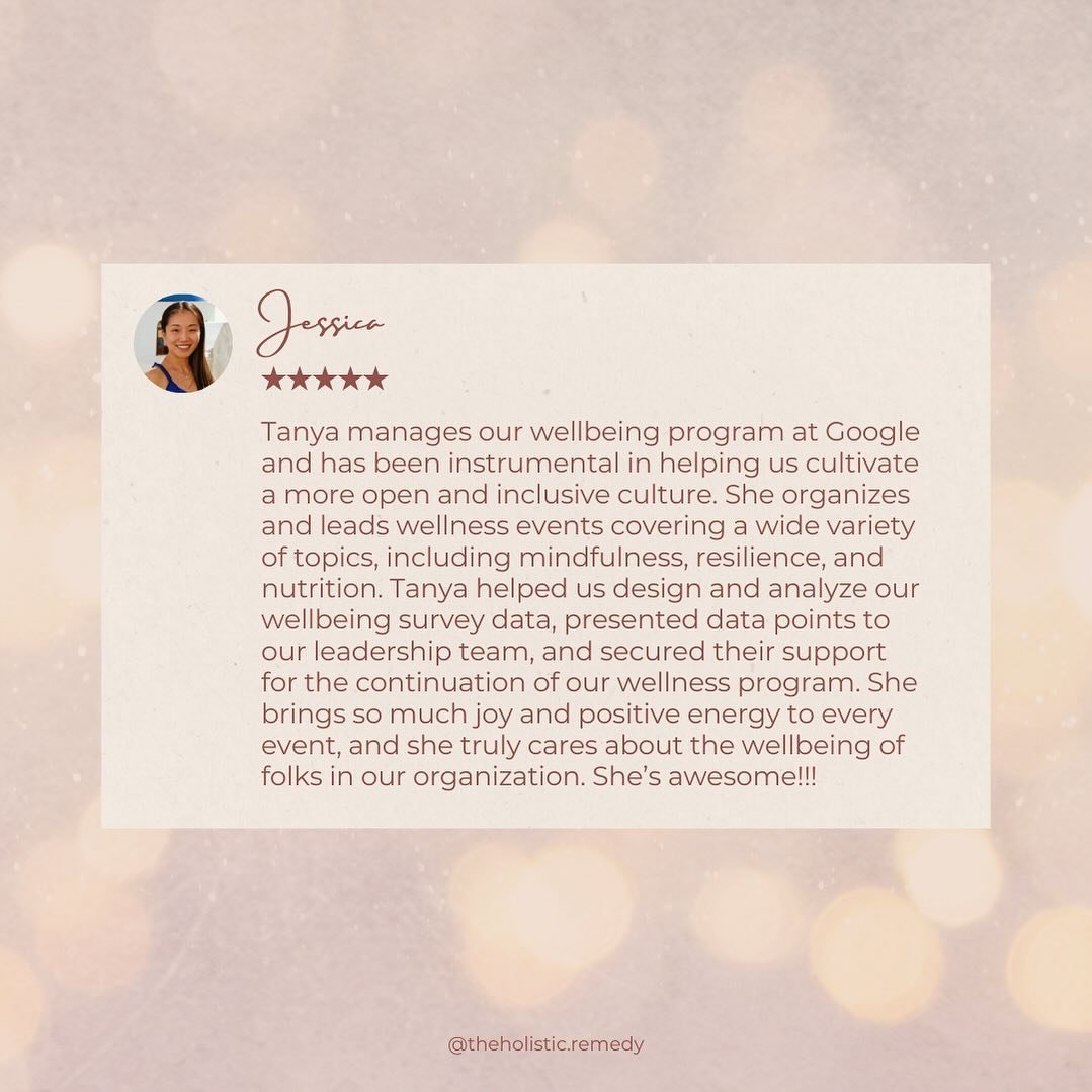 Why corporate wellbeing programs are so important 👇

Creating wellness initiatives at Google alongside passionate individuals (like Jessica 🫶) has been such a fulfilling experience.

Prioritizing the wellbeing of employees is essential, because an 