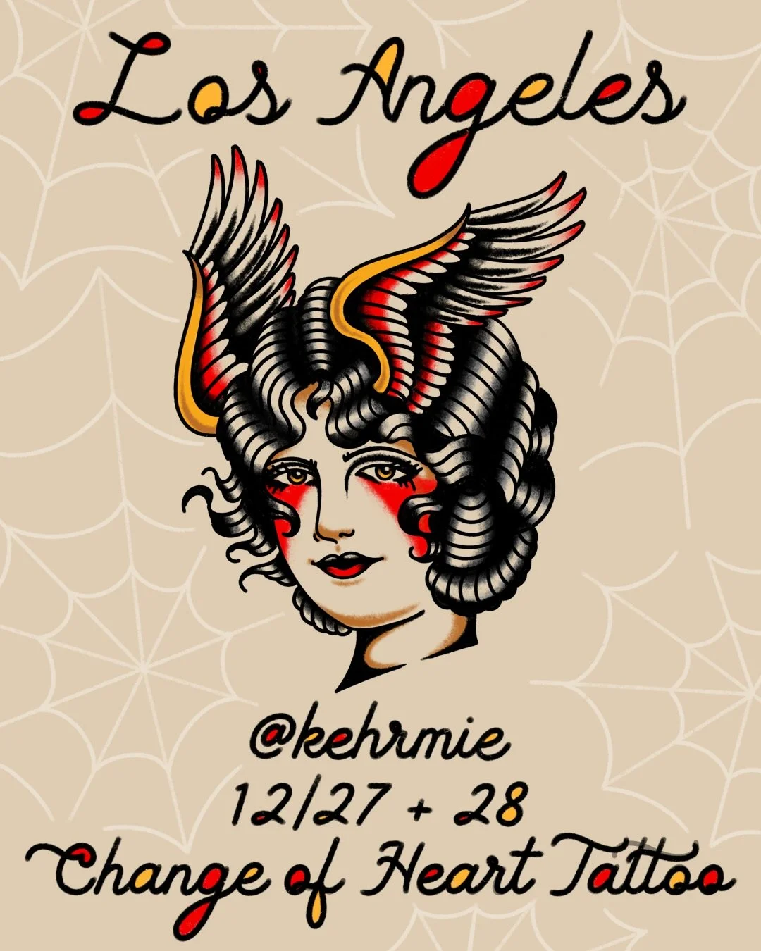 LA!! Excited to be back with my friends @changeofhearttattoo 🖤
Dec 27&ndash;28 &mdash; still have spots open, email to book

kehrmietattoos.com
kehrmietatts@gmail.com

#TraditionalTattoo #AmericanTraditional #TradTattoo #latattoo #la