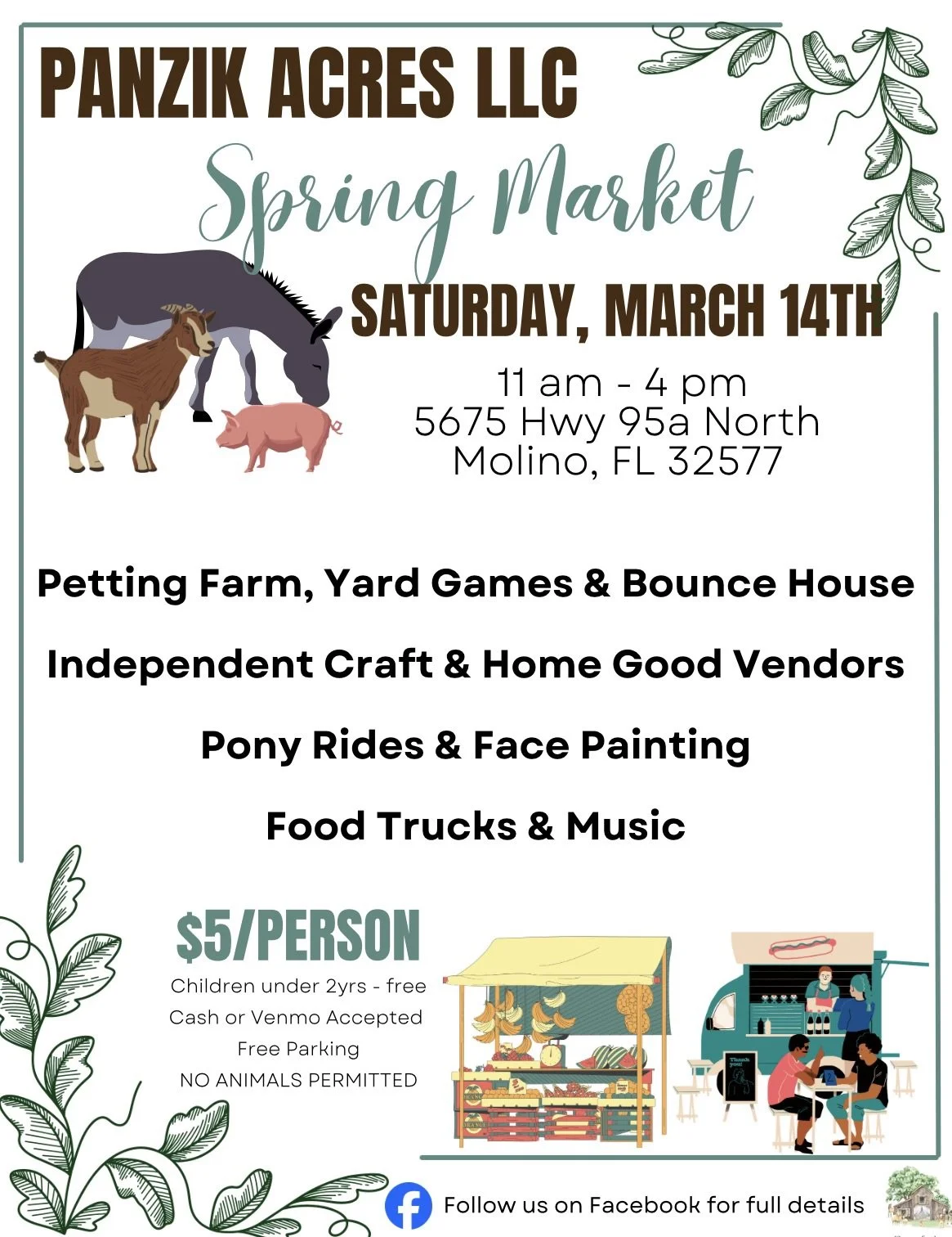 Panzik Acres Spring Market on the Farm