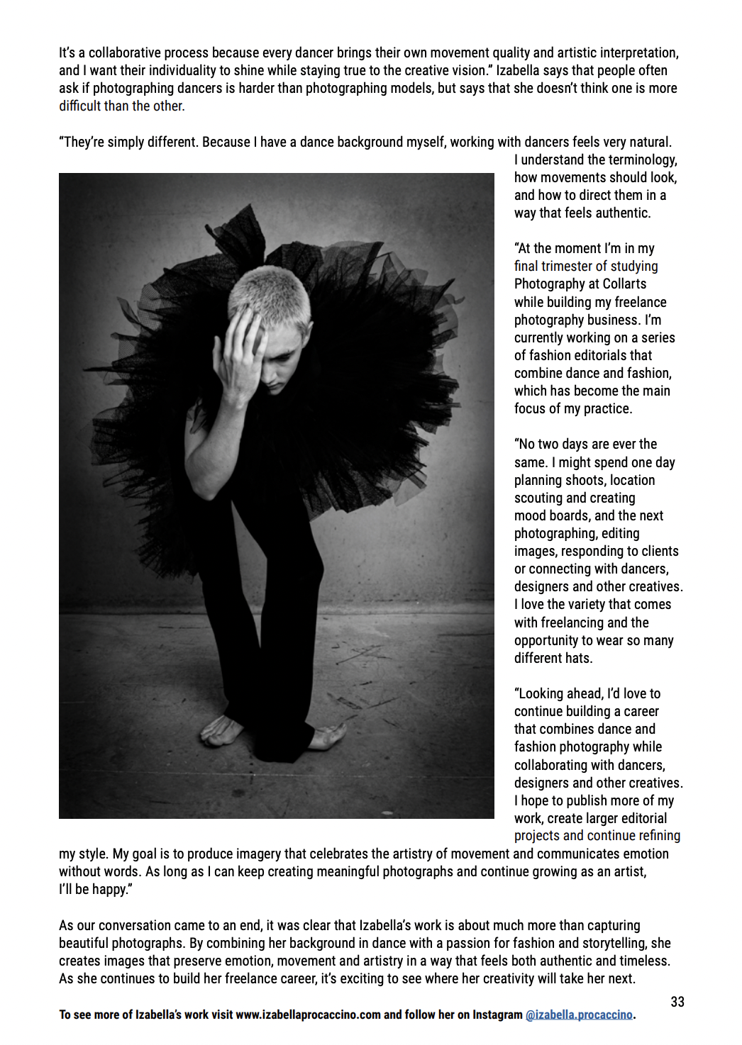 George Magazine- Izabella Procaccino