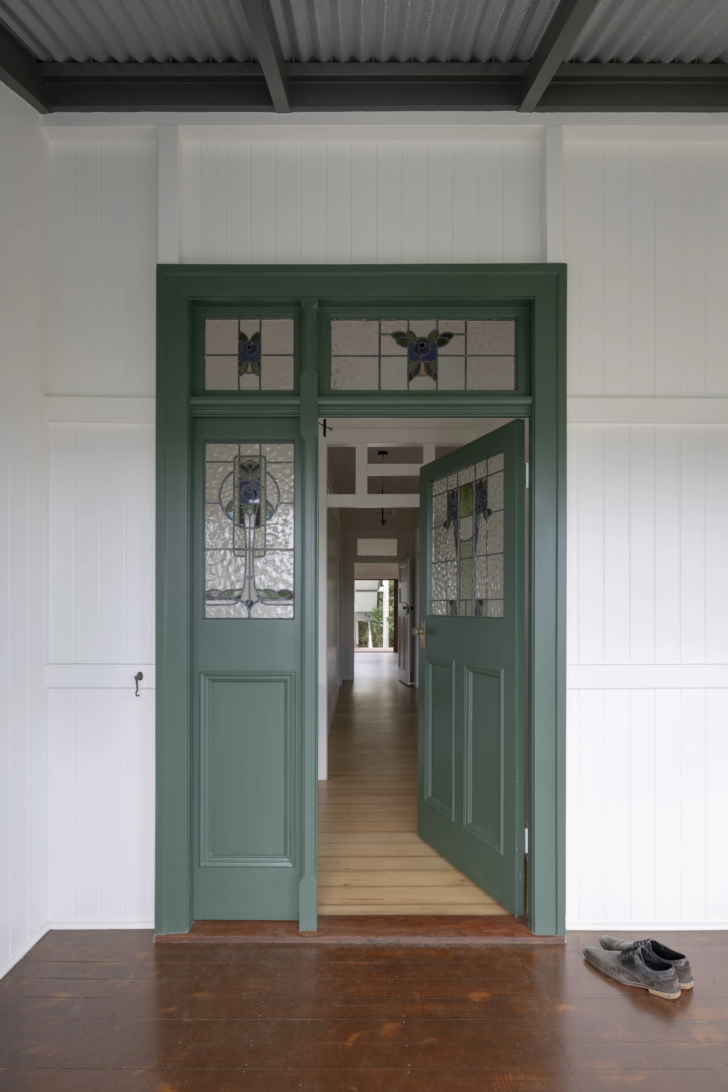 Brisbane architect, heritage home architecture, family home design, modern architecture, residential architect, heritage door