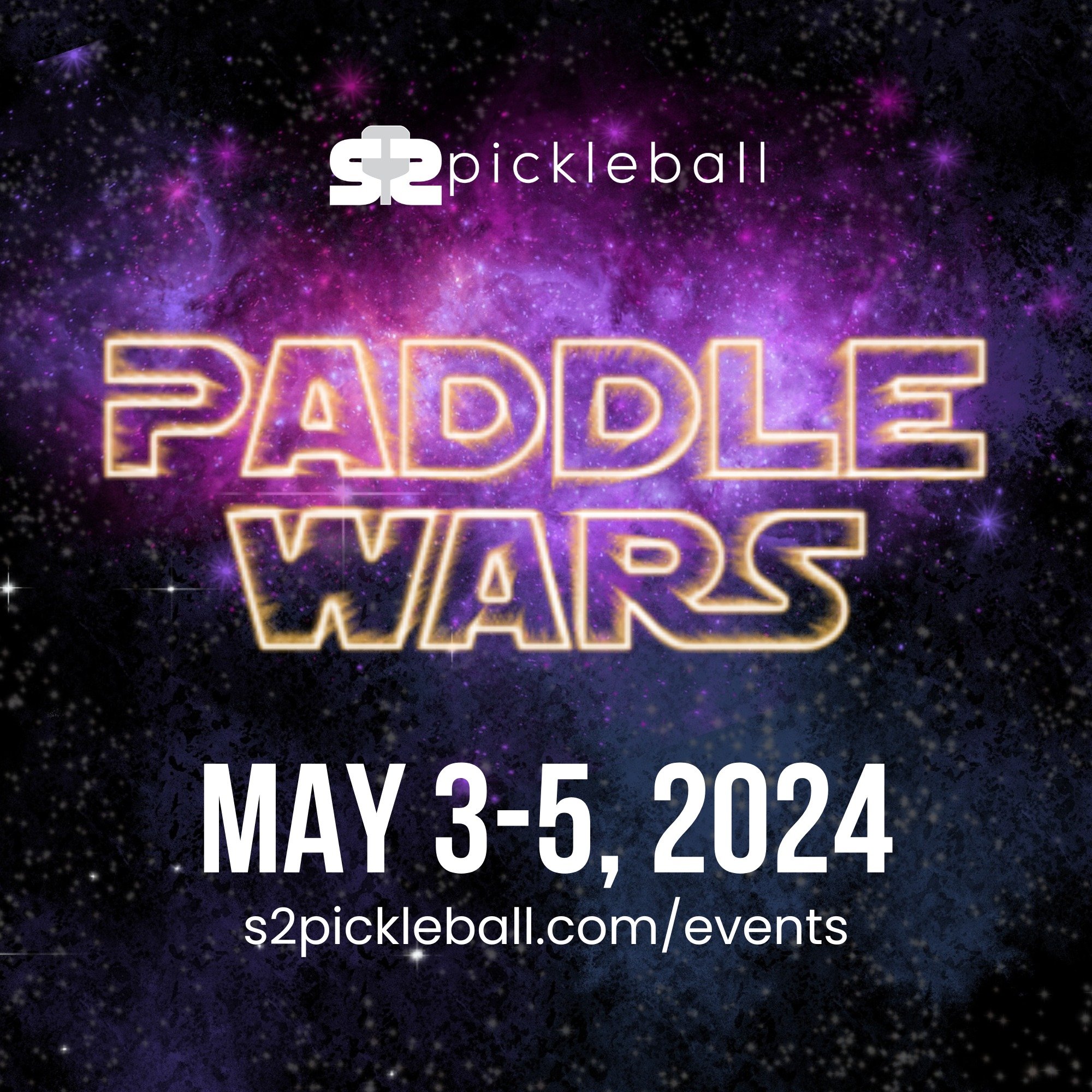 (Paddle Wars is in 10 days! Registration is still open!)
.
5/3-5/5 PADDLE WARS Tournament | we'd love to have you join us for our FIRST tournament! (Teams + Singles) 
.
May the Fourth be with you (and your partner) as you duel to 11 points in our rou