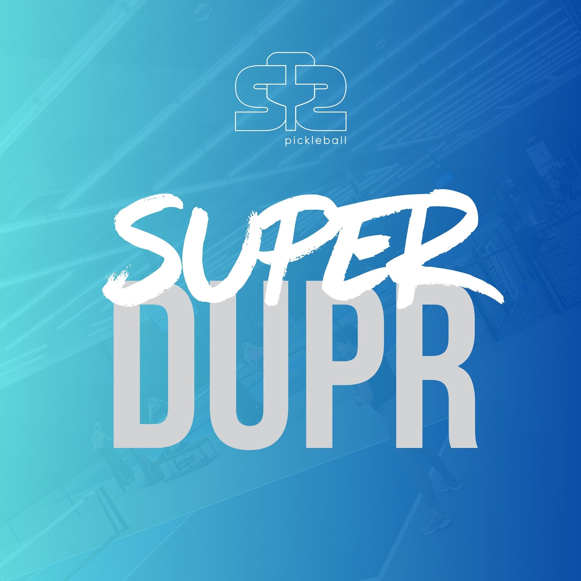 Our DUPR Derby was so fun that we have made it a permanent part of our programming! Join us for SUPER DUPR in May on Wednesdays 6:30 p.m. - 8:30 p.m.
.
MAY 1 : 3.0
.
MAY 8 : 3.5
.
MAY 15 : 4.0
.
MAY 22 : 4.5
.
Come for a night of round robin DUPR gam