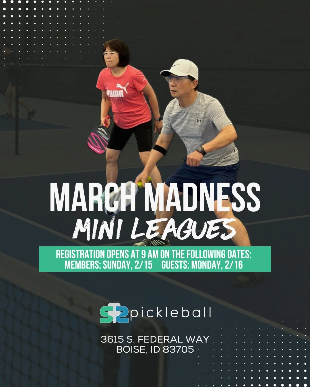 🔥 If you&rsquo;ve ever tried to snag a spot in our Mini Leagues, you already know&hellip; these fill FAST. Like blink-and-it&rsquo;s-gone fast.

Registration opens 9 am Sunday 2/15 for Members and Monday 2/16 for Guests &mdash; and yes, the countdow