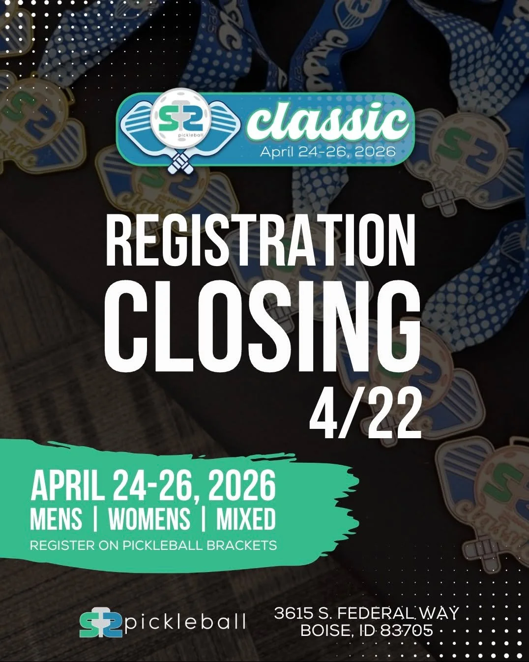 🚨 Last call! S2 class registration closes April 22nd&mdash;don&rsquo;t miss your shot to level up your game! 💪

Register through the link in our bio!