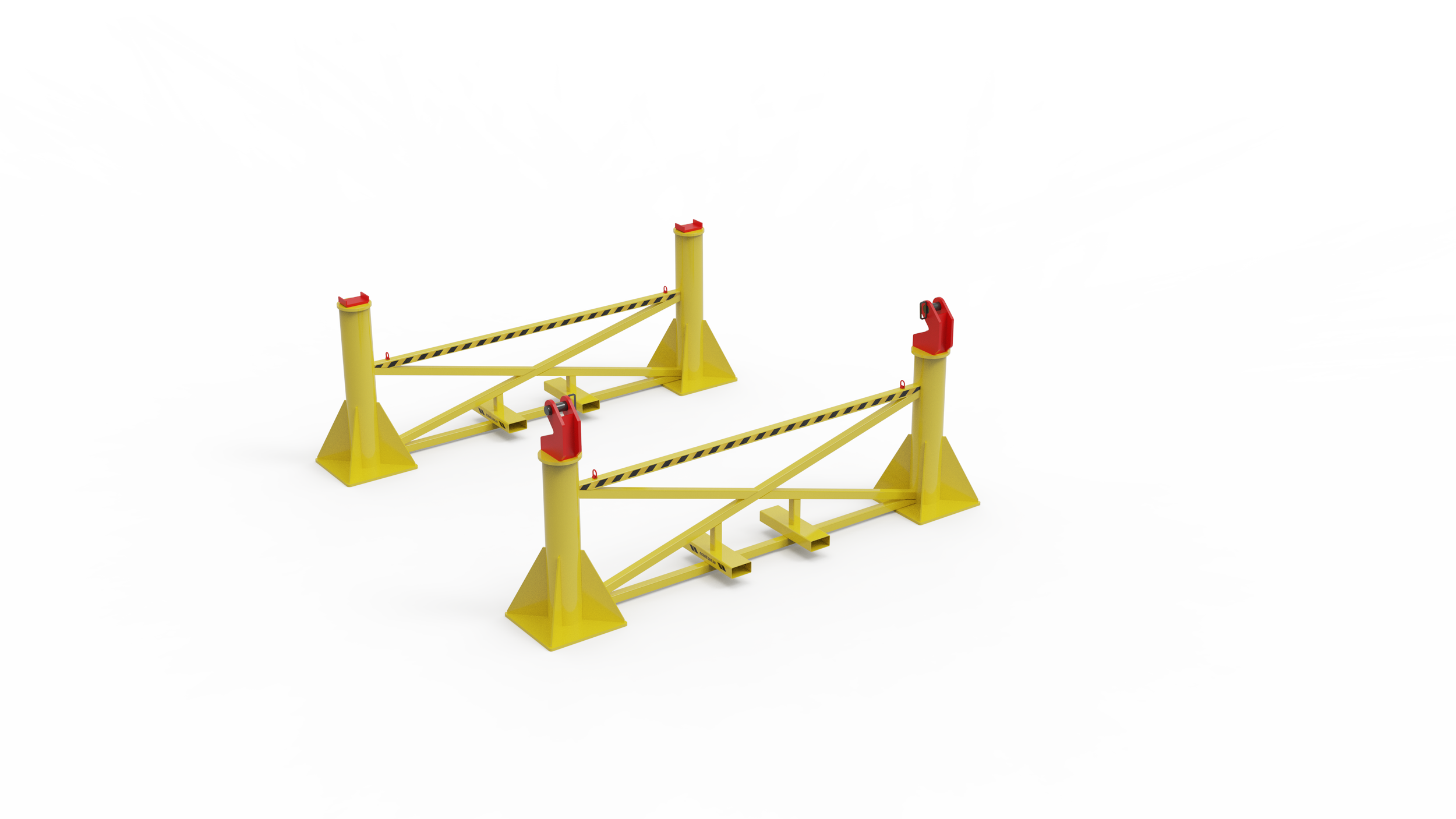 Caterpillar 794 Front and Rear Chassis Stands