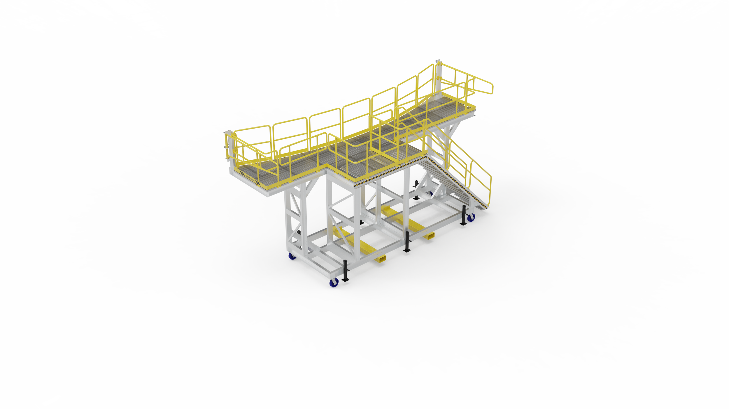 Tray On-Ground Access Platform