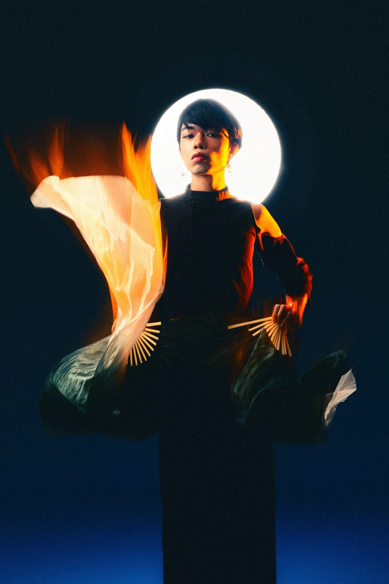 Portait of a Fire Dancer.