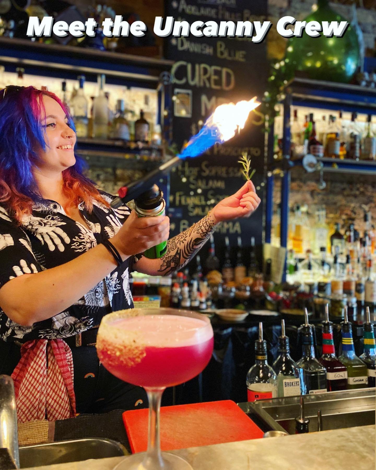 Meet our bright and bubbly Bar Manager, Nicole! 🌈
AKA: Nic
ROLE: Bar Manager
SUPER POWER: Writing funny blackboard signs
FAVOURITE DRINK: Amaretto Sour or Bloody Mary 
FUN FACT: Nic&rsquo;s a bit of a shy muso, she can play piano, ukulele and sing!