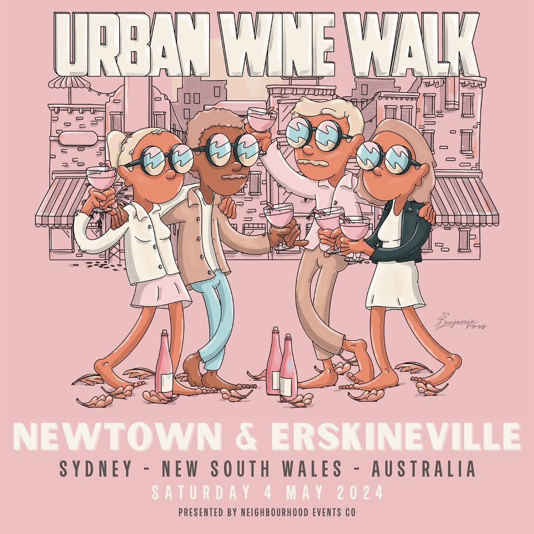 Exciting news! In case you missed it the @UrbanWineWalk is heading to Newtown + Erskineville this Saturday 4th May and we&rsquo;re excited to be partnering up with team from @thomaswineshuntervalley for the occasion! Grab yourself a ticket and we&rsq