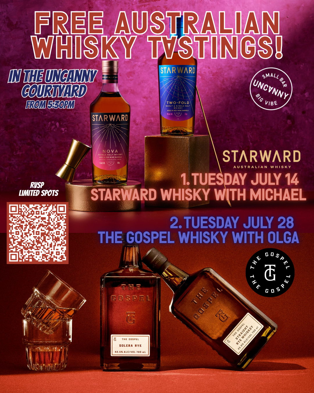 Free Australian Whisky Tasting