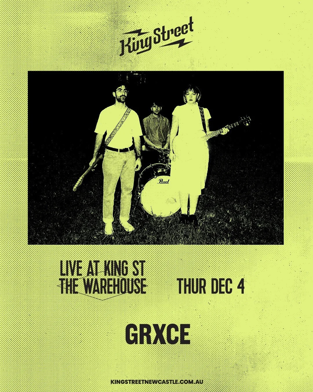 FREE SHOW next week! GRXCE are in the building. Fresh off their new EP and a huge run at SXSW Sydney. Big feelings, big hooks, and one of Australia&rsquo;s most exciting new acts. Don&rsquo;t miss it. Grab your tickets now.