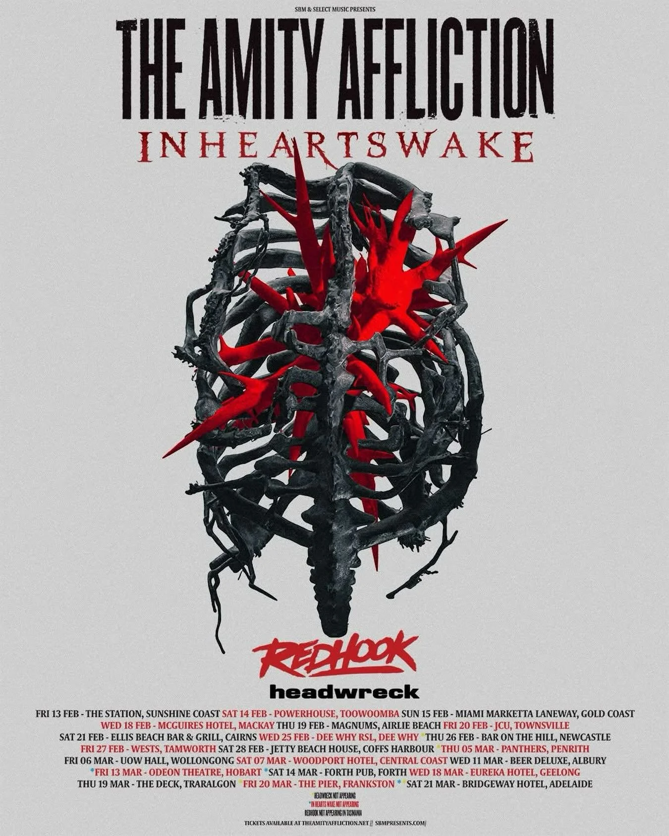 Our friends at @baronthehill have just announced this massive outdoors show!

The Amity Affliction  LIVE AT BAR ON THE HILL💥

Thursday 26th February 2026
TIX ON SALE VIA OZTIX.