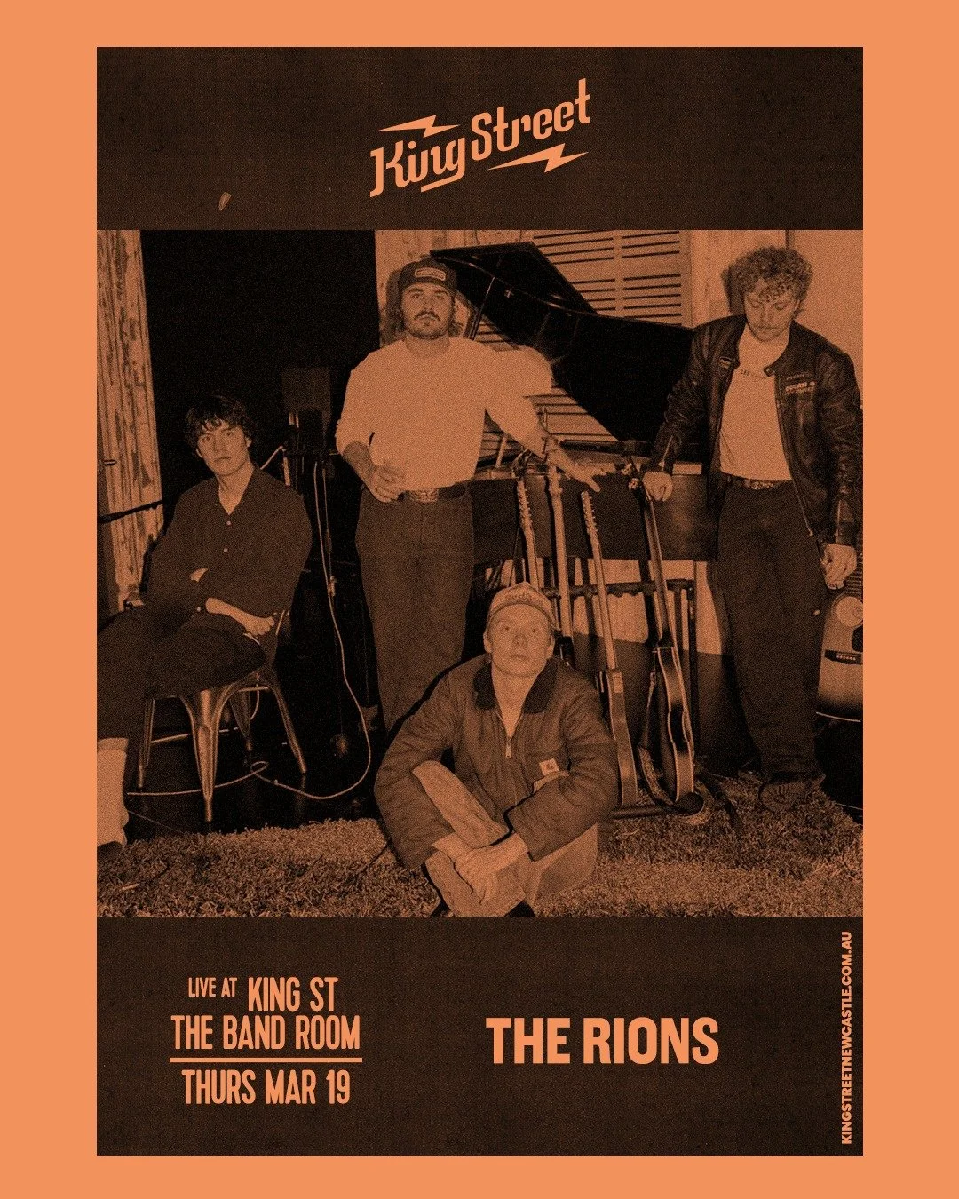 ON SALE NOW: The Rions - Everywhere Every Single Day Tour at King Street in March. Fresh off their #1 debut album with 72 million streams and sold-out shows worldwide. Australia's indie treasures return. Get your tickets now via the website.