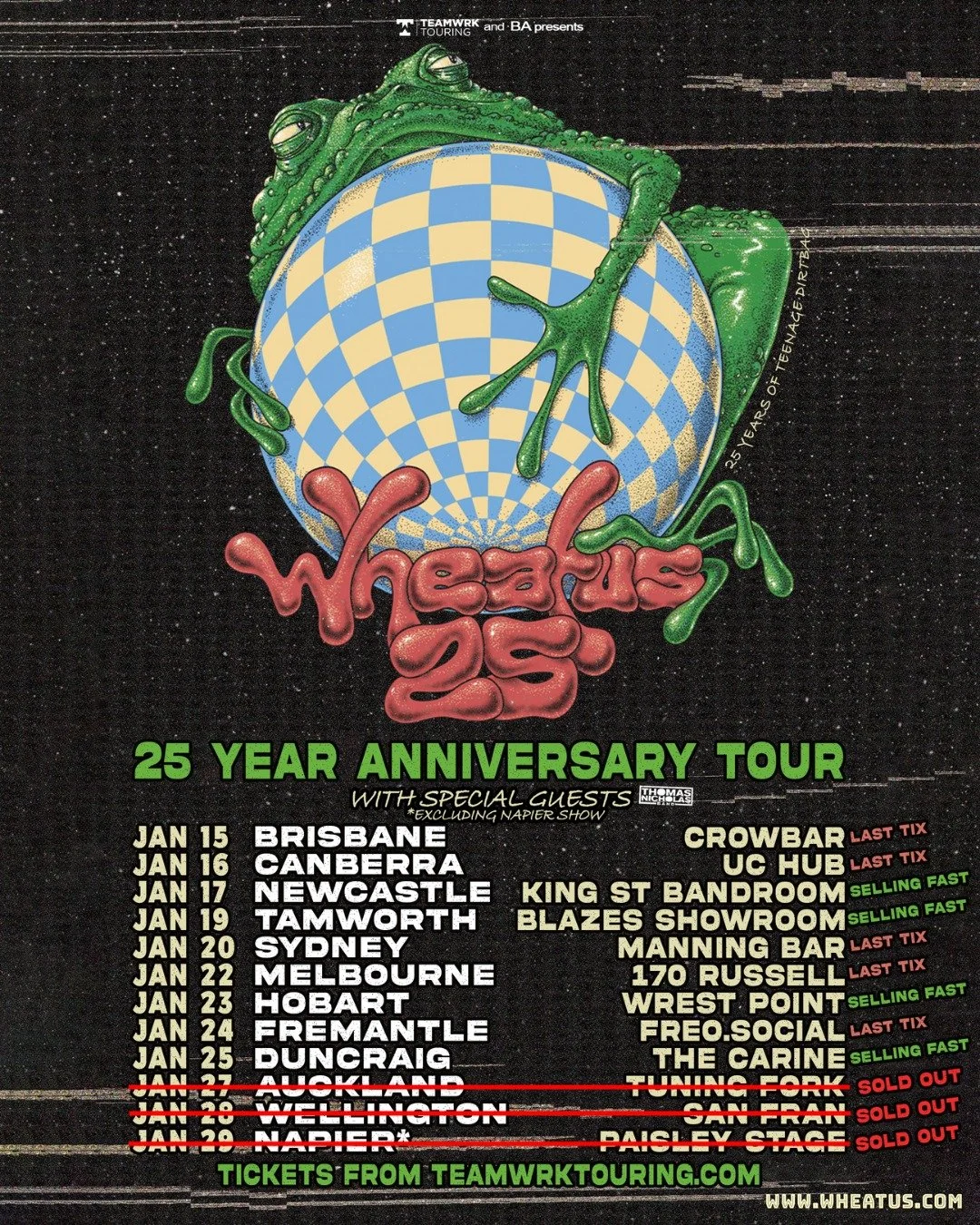 Wheatus touch down in Newcastle tomorrow night and we cannot wait to relive the best &lsquo;Teenage Dirtbag&rsquo; years of our lives!

Grab your tickets while you can 🎟️