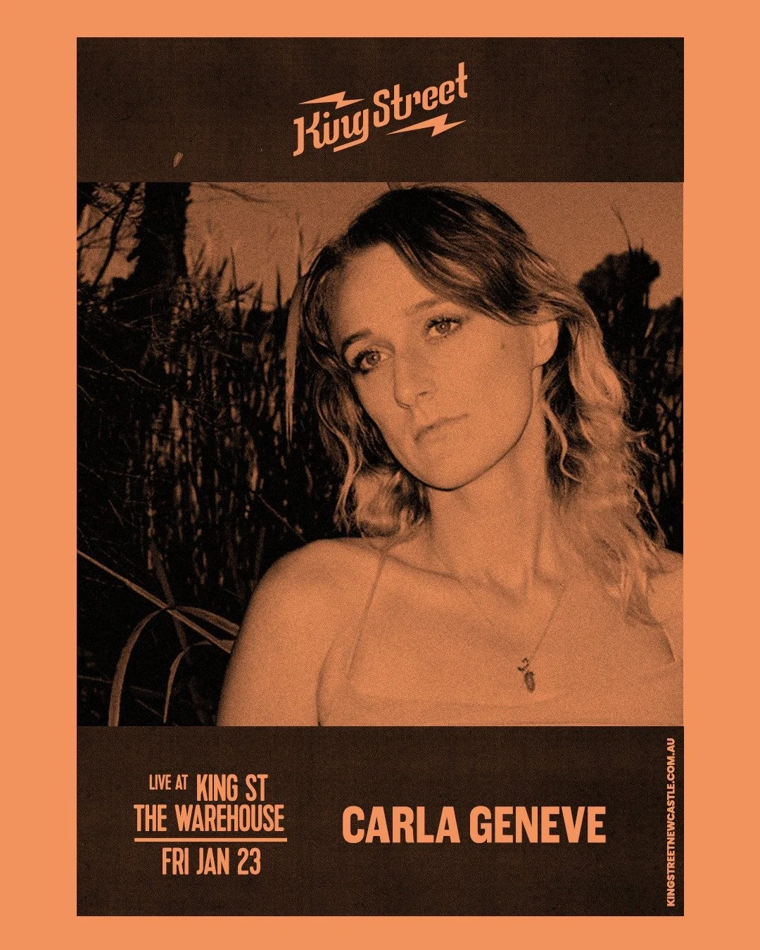 Carla Geneve brings her acclaimed songwriting to King Street next Friday with her full band in support of the brilliant new album Don't Be Afraid. Known for her honest, unguarded lyrics and commanding stage presence, this show is set to be a special 